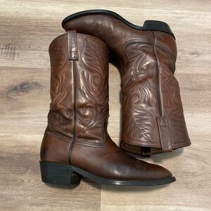 Vintage Red Wing 9801 Pecos Western Cowboy Stitch Work Boots USA MADE Men's 9 EE